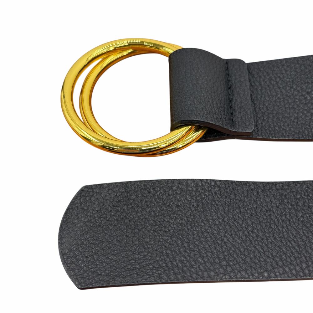 B-Low The Belt Tumble Vegan Leather Wrap Belt Women L/XL Black Modern Minimalist - Picture 3 of 11